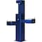 Global Industrial Outdoor Bottle Filling Station & Bi-Level Drinking Fountain, Blue Powder Coat 761220BL - alternate 1
